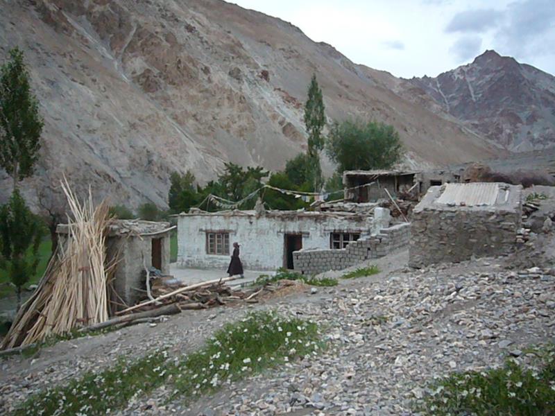 Tsering Chosket's house on the edge of Kaya Village.